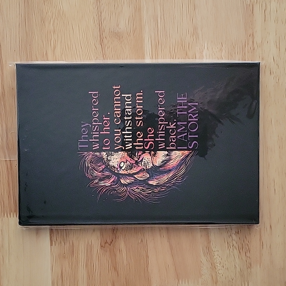 6x9 in. Hardcover notebook/journal, Inspirational Girl Power Quote- NWOT